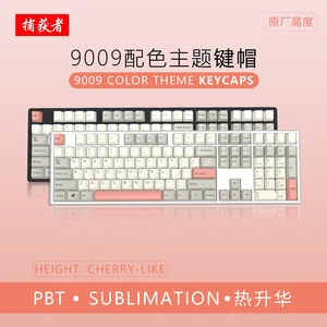 125144 клавиш окрашенная сублимированная Ретро промышленная тема клавиатура для механической клавиатуры Cherry Filco Ducky keycap Cherry profile