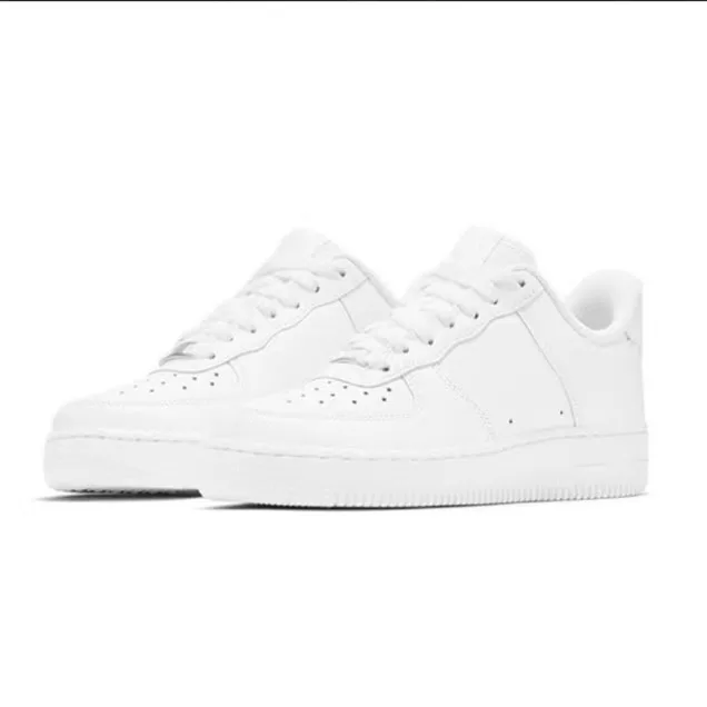 

New Classics Men and Women Skateboarding Shoes Flats 1s Triple Black White Pale Lvory Size 36-45