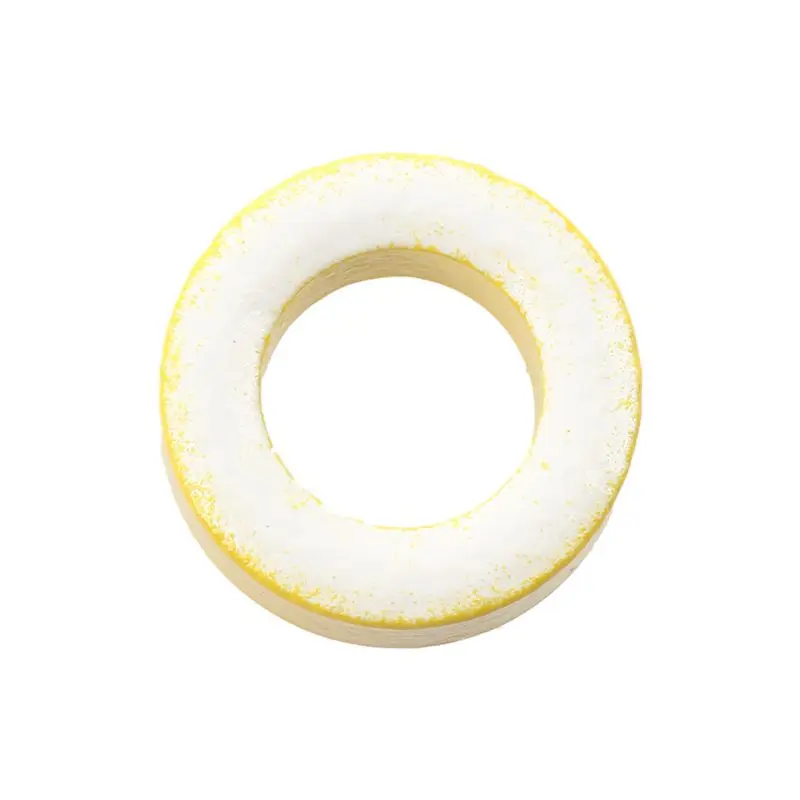 Quality 7mm Inner Diameter Ferrite Ring Iron Toroid Cores Yellow White 50PCS | Ballasts