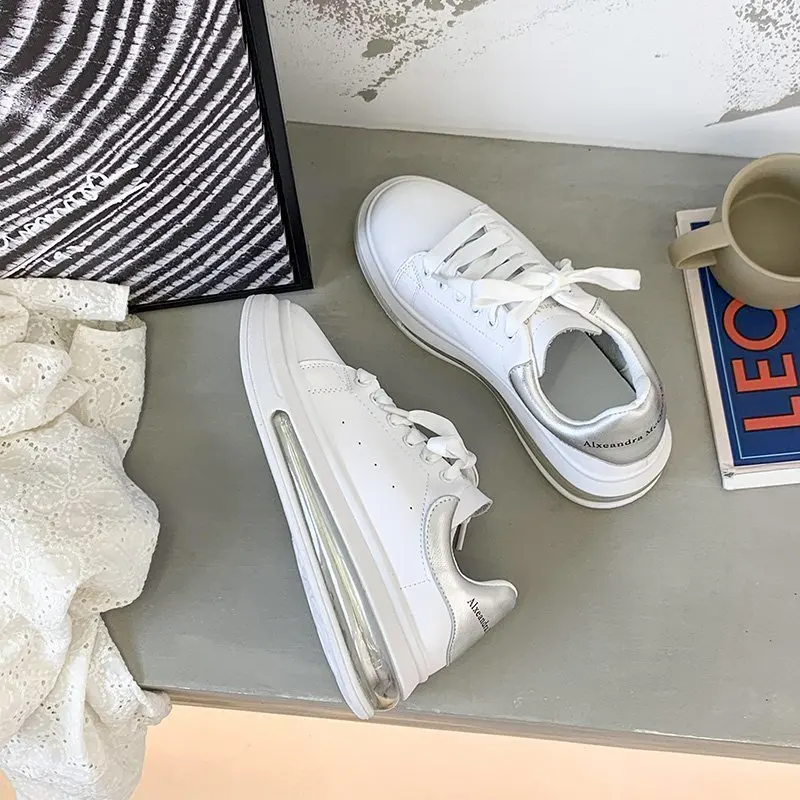 

2021 New Classic Wild Casual Shoes Fashion Tide White Shoes Air Cushion Outdoor Sneakers Chunky Shoes Platform Sneaker