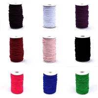 1 roll round stretchy elastic thread cords 2mm for jewelry making mask sewing accessories material about 70mroll