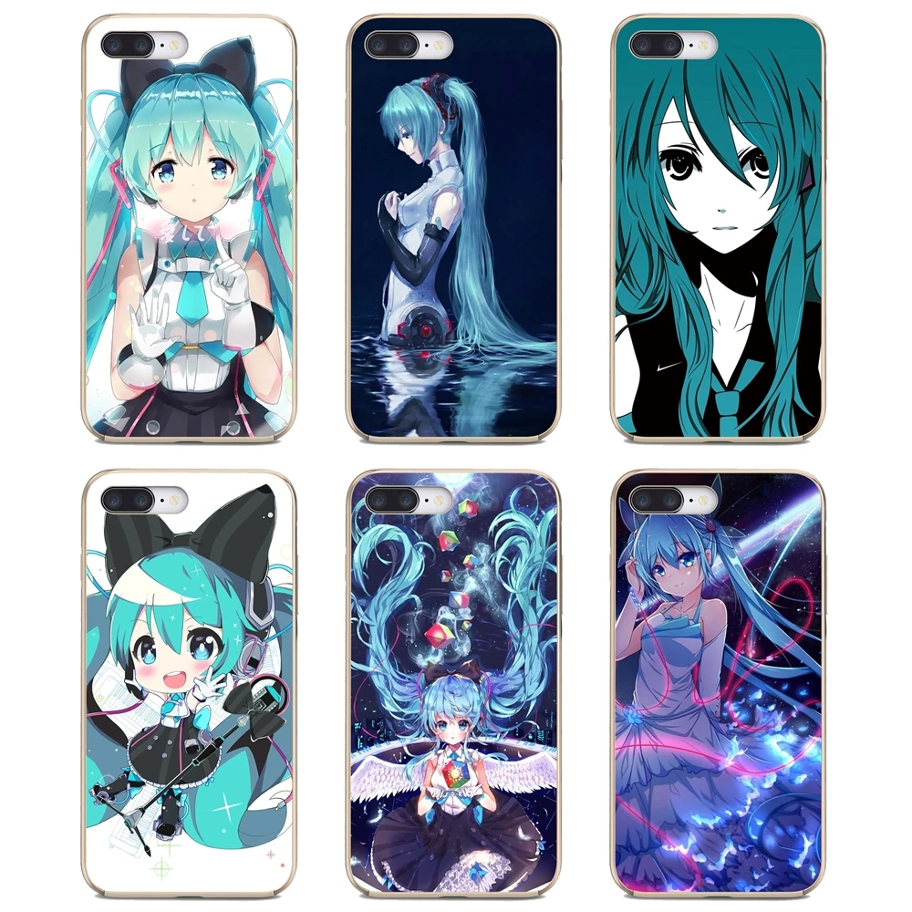 Kawaii cute anime Hatsune Miku мягкий чехол для Huawei P30 P40 P20 P7 P8 P9 P10 Lite Plus Pro 2015 2016 2017 Mini|Бамперы| |