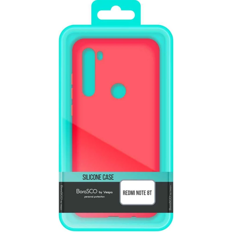 Чехол (клип-кейс) BORASCO Soft Touch для Xiaomi Redmi Note 8T красный (38164) | Мобильные телефоны и