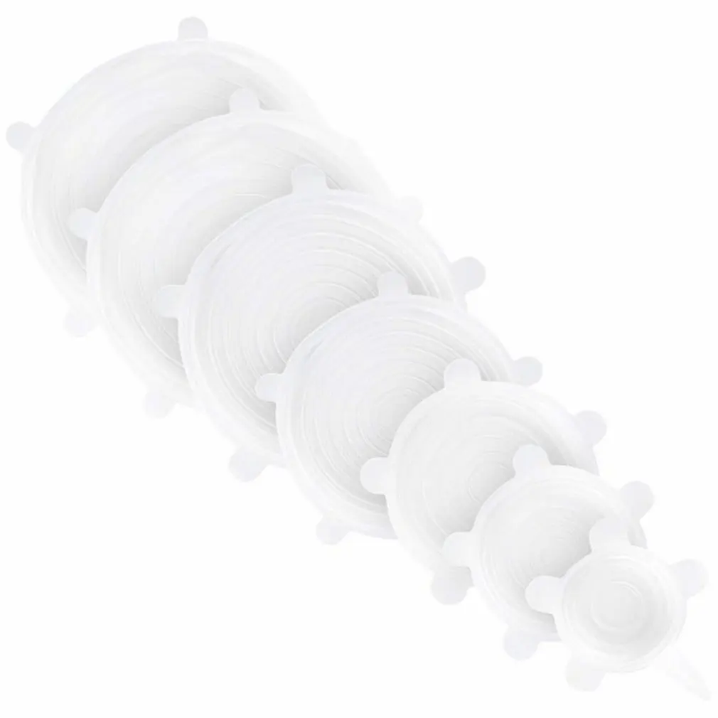 Многоразовые крышки для фруктов и овощей многоразовые кухни|Крышки посуды| |