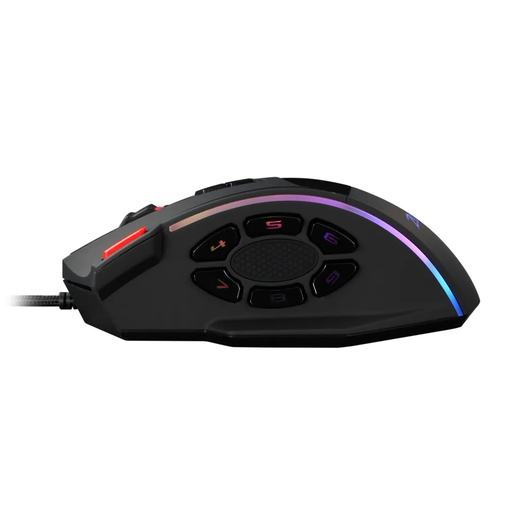 Мышь Game4 Zelotes C13 игровая мышь 10000 DPI 13 программируемых кнопок RGB светодиодный