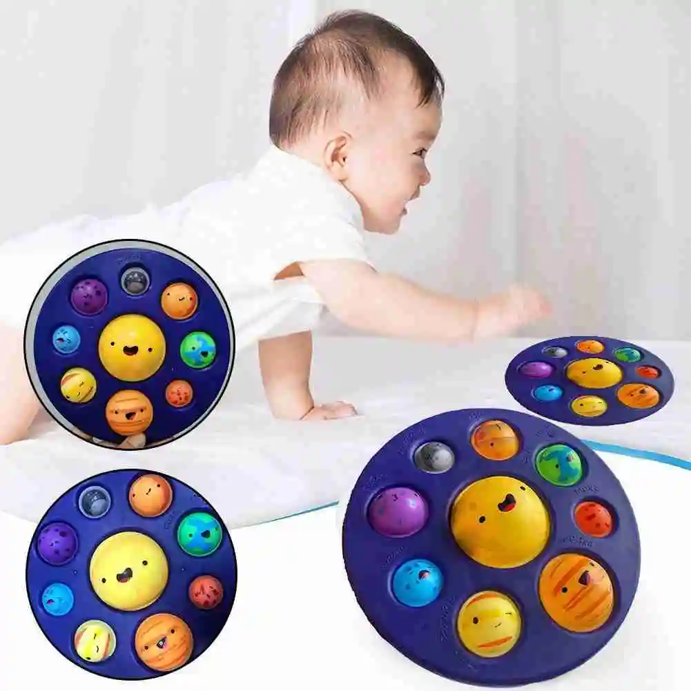 

Eight Planets Stress Relief Antistress Board Simple Dimple It Fidget Sensory Toy Autism Anxiety Fidget Toy For Kids