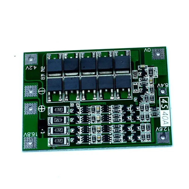 4S 40A 18650 литий ионная аккумуляторная батарея BMS PCB зарядное устройство Защитная