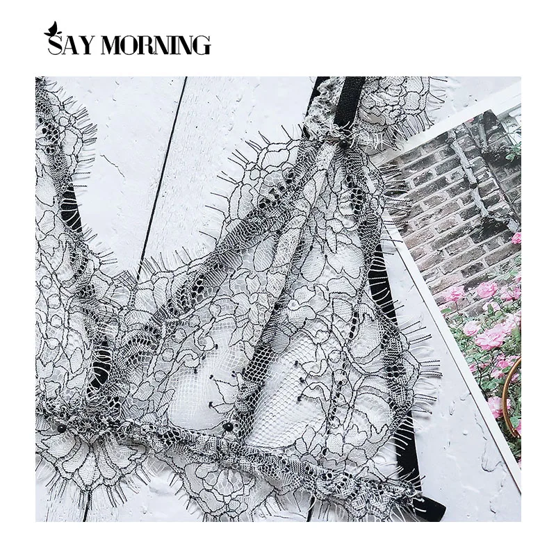 Женский кружевной комплект нижнего белья SAY MORNING 3 шт. | Женская одежда