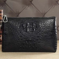 ourui new arrival true crocodile leather men men envelope bag Thin section Men clutch bag men bag