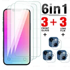 Защитная пленка для объектива камеры 6 в 1 для Apple iPhone 13, защитное закаленное стекло с полным покрытием HD для iphone13 pro max i phone 13 mini