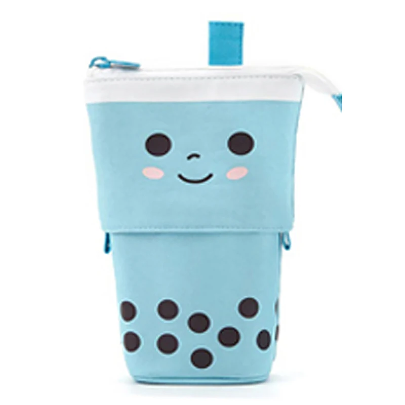 

Standing Pen Holder Telescopic Pouch Up Cosmetics Bag Stationery Office Organizer Box