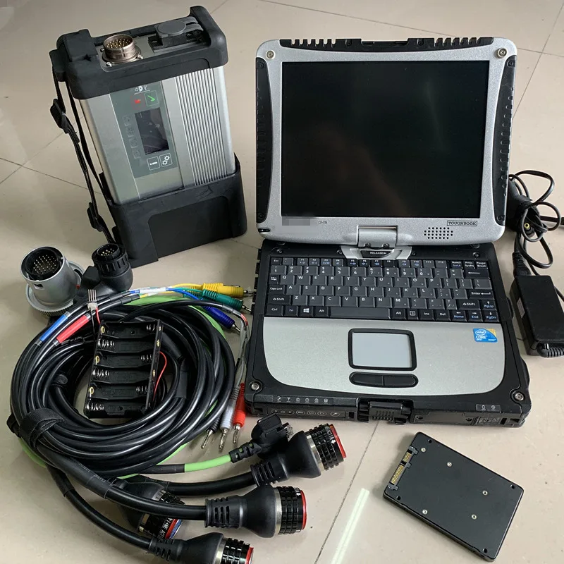 Супер MB Star C5 Sd подключение wifi с CF19 Toughbook Диагностика ПК SD conenct программное