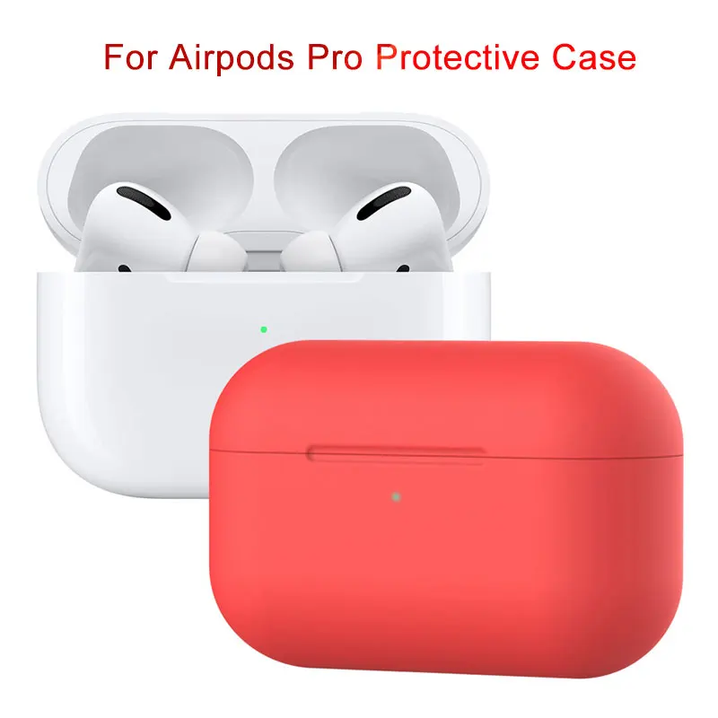 Мягкий силиконовый чехол для Apple Airpods Pro беспроводные наушники противоударный защитный чехол для Air Pods Pro Bluetooth наушники коробка