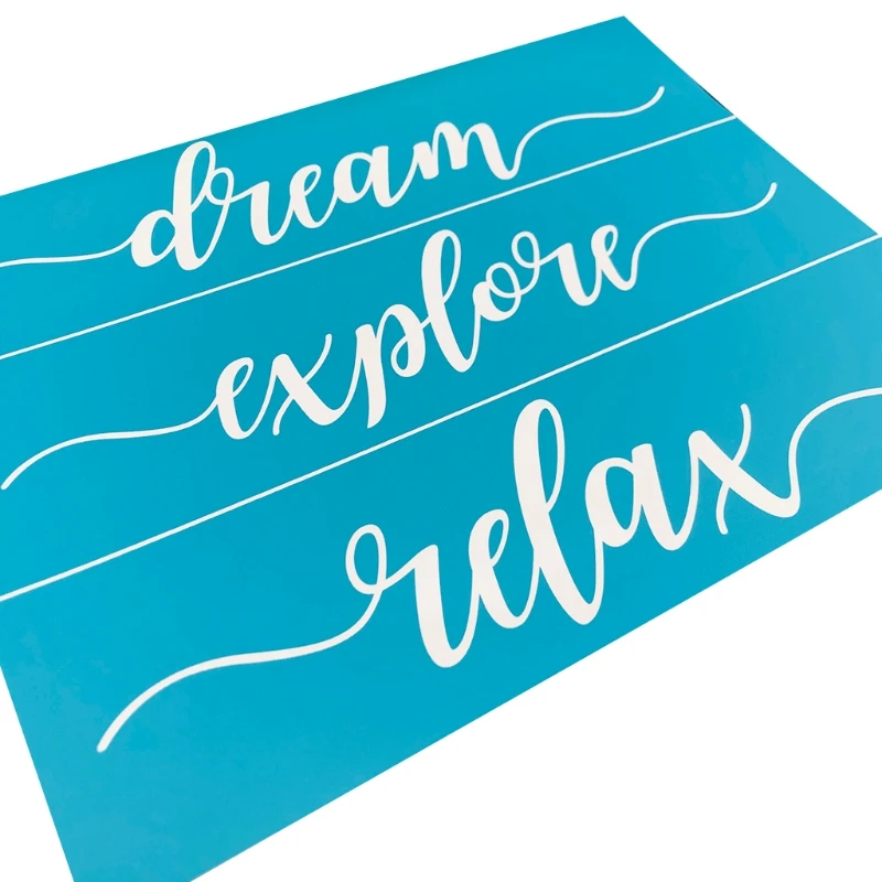 

Dream Explive Self-Adhesive Silk Screen Printing Stencil Reusable Sign Stencils