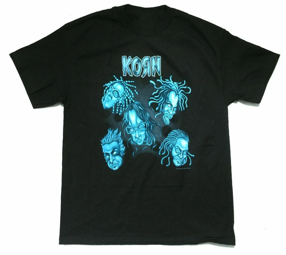 Korn Jarhead черная футболка с героями мультфильмов вуду и кукольными головками новая