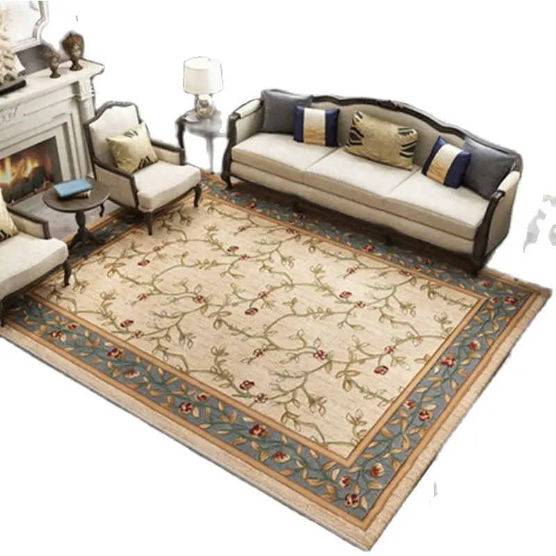 Большие ковры для гостиной дома коврики спальни с цветочным принтом