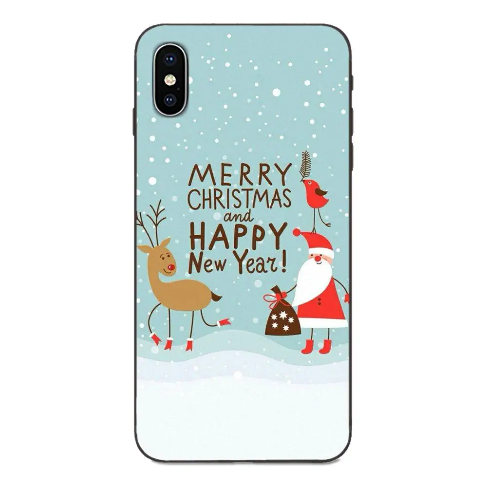 С Новым Годом Счастливого Рождества Снежная елка для Huawei nova 2 2S 3i 4 4e 5i Y3 Y5 II Y6 Y7 Y9 Lite