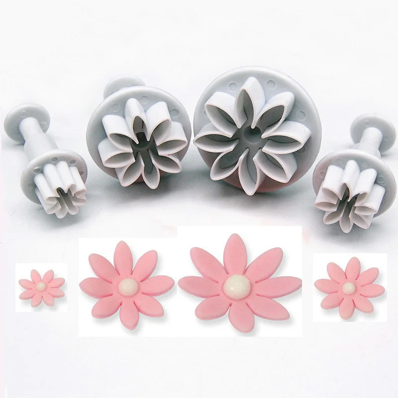 Новинка 2021 форма для помадки ромашки цветы Подсолнухи печенья сделай сам