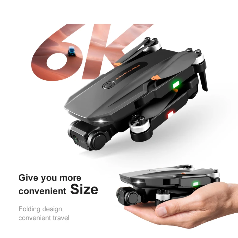 Новый Дрон RG101 GPS 6K с двойным HD стабилизатором карданный бесщеточный Квадрокоптер