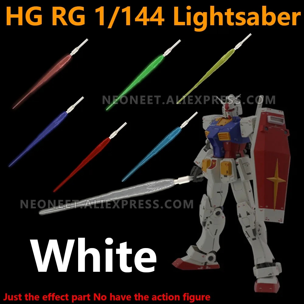 

Gundam Model Led Unit Beam Saber Lightsaber Light Sword Blade Fit 1/144 HG RG Gundam Model Toy For Child White