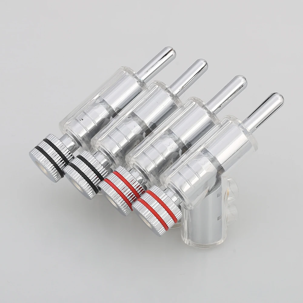 Новый высококачественный родиевый кабель для динамика с замком и штекером типа