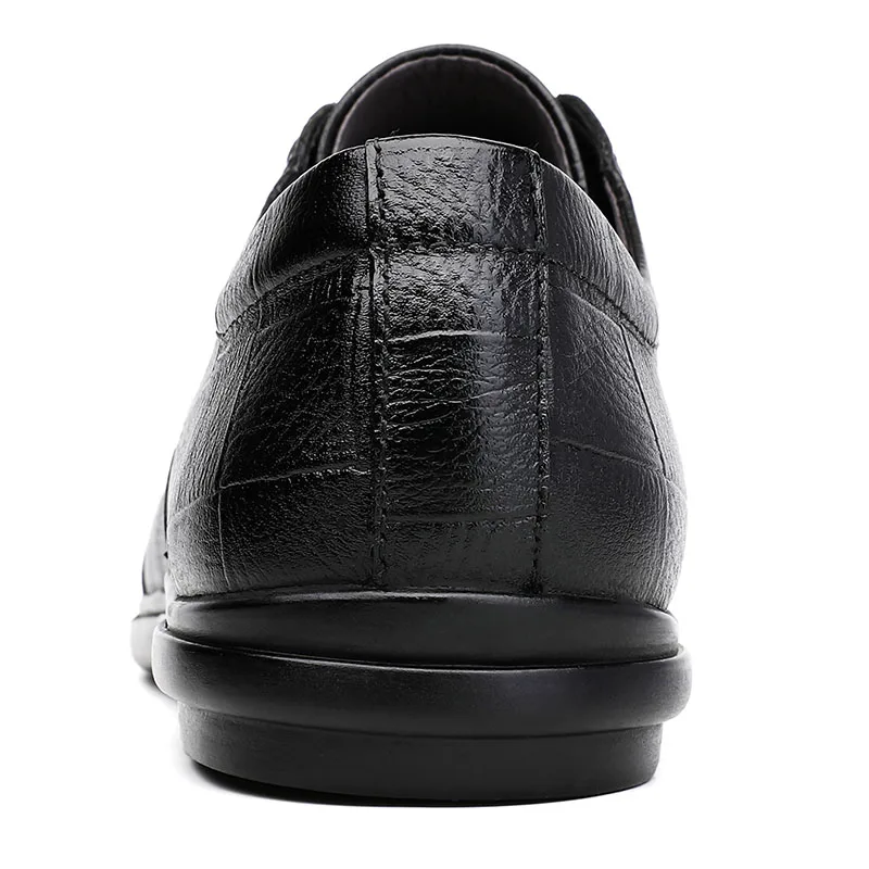 Мужские туфли из натуральной кожи Модные Туфли оксфорды на шнуровке Модельная