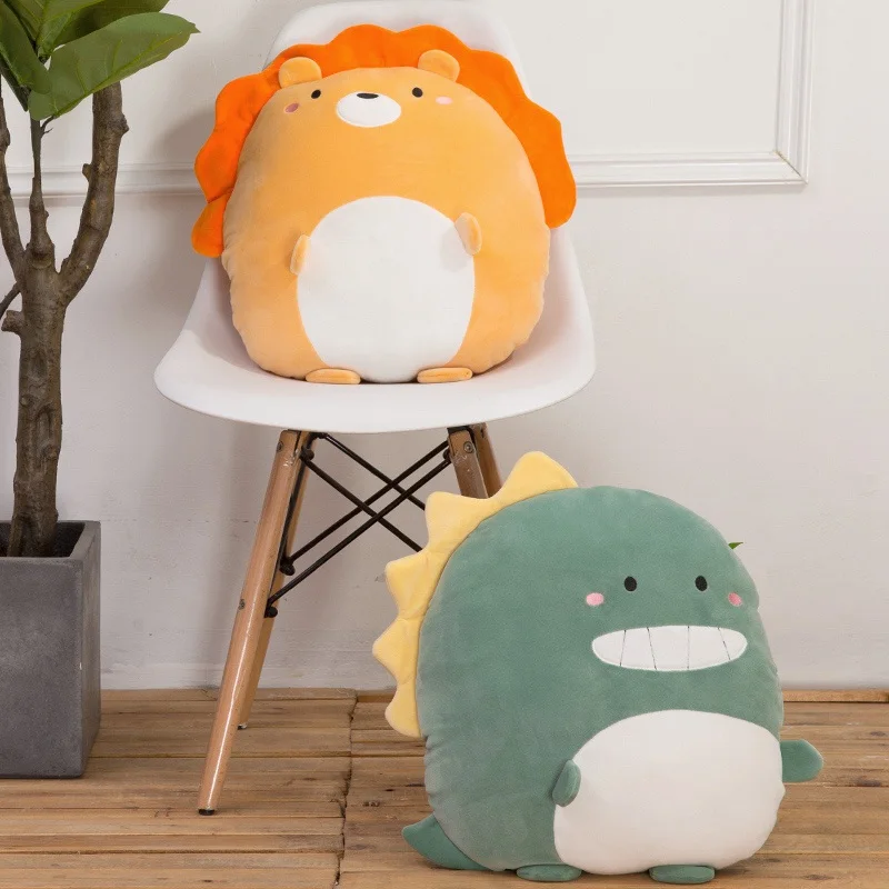 40 см, новинка, супер мягкая плюшевая подушка Kawaii Panda& Penguin& Whale, мультяшное животное, Лев& Лобстер& динозавр, игрушка, кукла, подушка для кровати, подарок