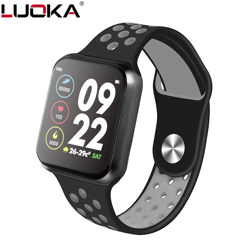 LUOKA F9 умные часы IP67 водонепроницаемые 15 дней в режиме ожидания пульсометр кровяное давление Smartwatch Поддержка IOS Android