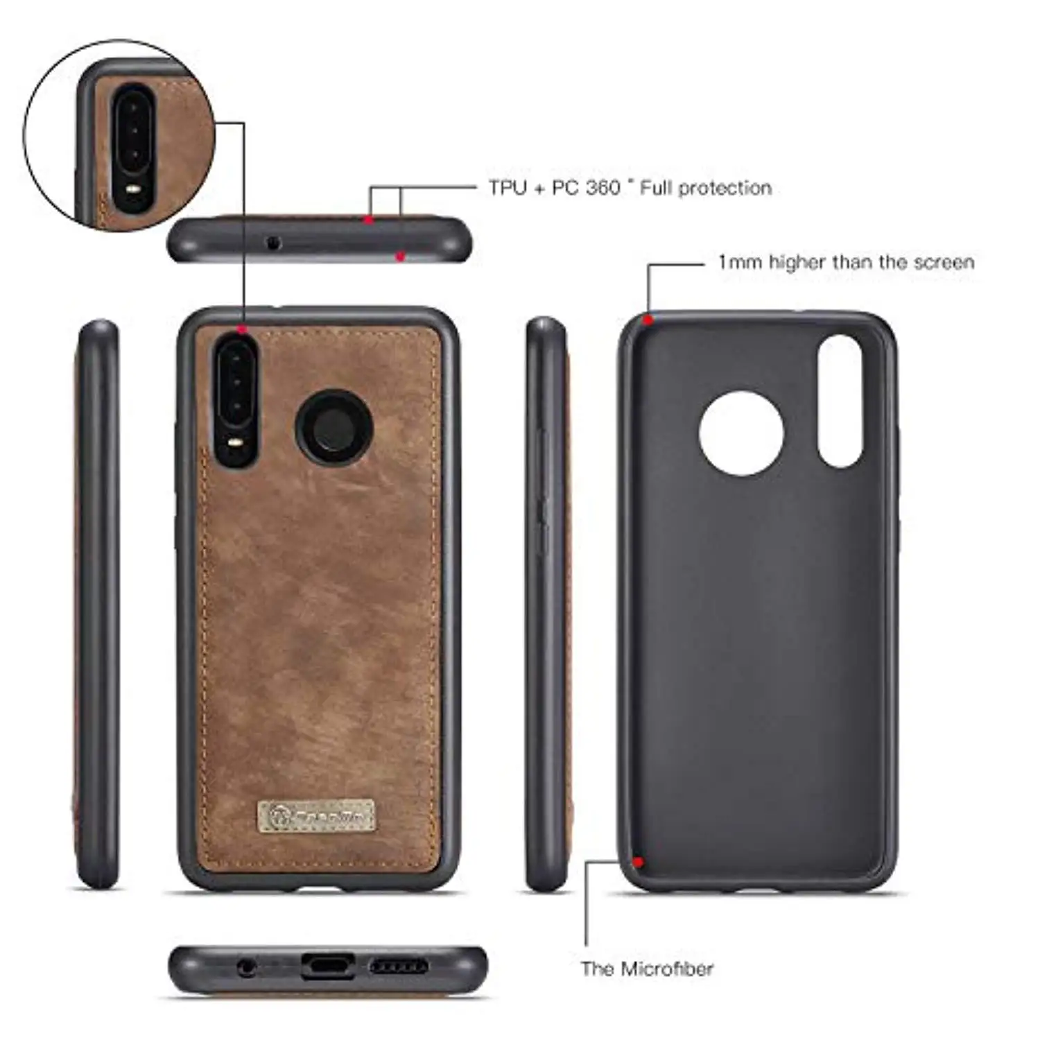 Роскошный многофункциональный кожаный чехол-кошелек на молнии для huawei P30 Pro P20 Lite mate 20, чехол для кошелька, Магнитный чехол
