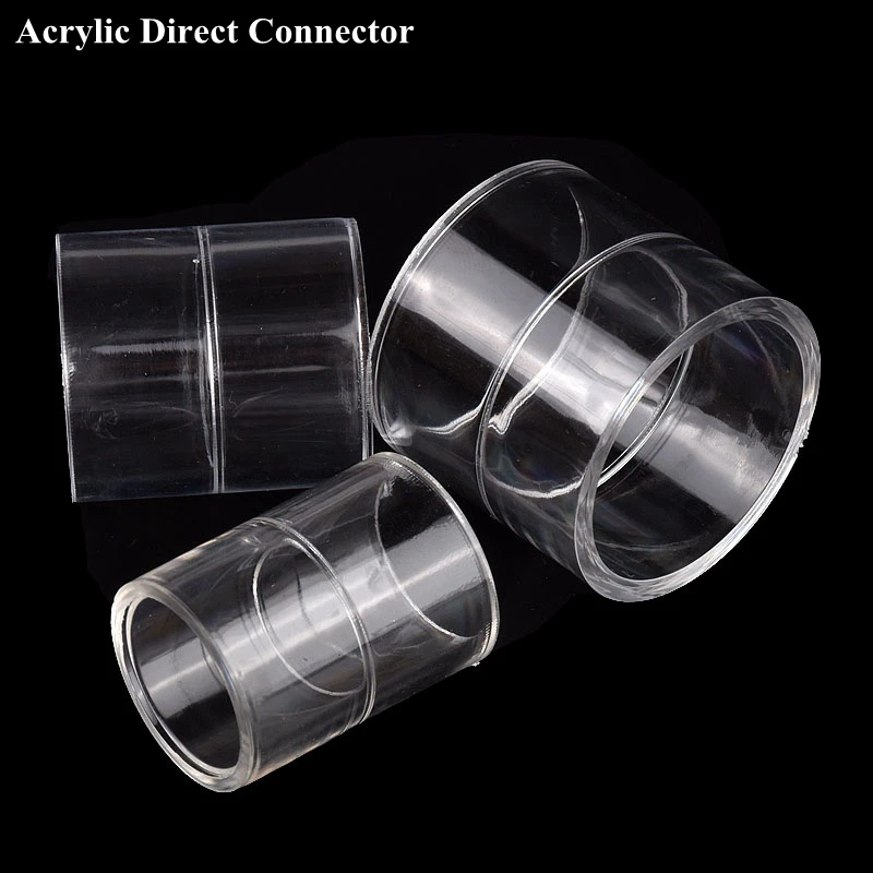 

20~32mm Acrylic Direct Connector Garden Watering Water Pipe Straight Joint Irrigation Fittings Aquarium Water Tank Tube Adapter