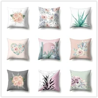 succulent plants cushion cover fresh cactus pineapple for sofa couch bedroom decorative pillowcase home living room decor 45x45