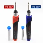 Электрический беспроводной паяльник, Нагреватель 5s 30 Вт 50 Вт, зарядка от USB, литиевая батарея для обслуживания, 3,7 в