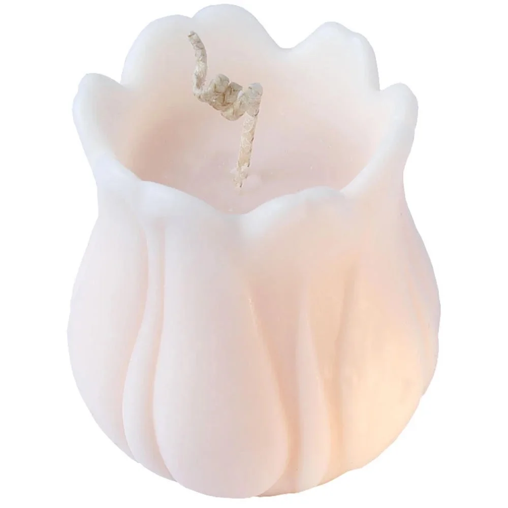 

New 3d Flower Tulip Candle Mold Diy Silicone Molds Soy Wax Mold Candle Making Mother's Day Handmade Candle Soap Mold