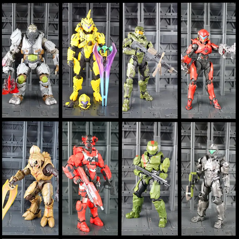 Оригинальная экшн фигурка игрушки Mcfarlane Halo Series 5 дюймов Спартанский солдат Локке