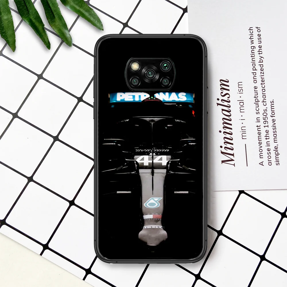 

Lewis Hamilton F1 44 Phone Case For Xiaomi Mi Note 10 A3 9 MAX 3 A2 8 9 Lite Pro Ultra black Coque Painting Shell Fashion