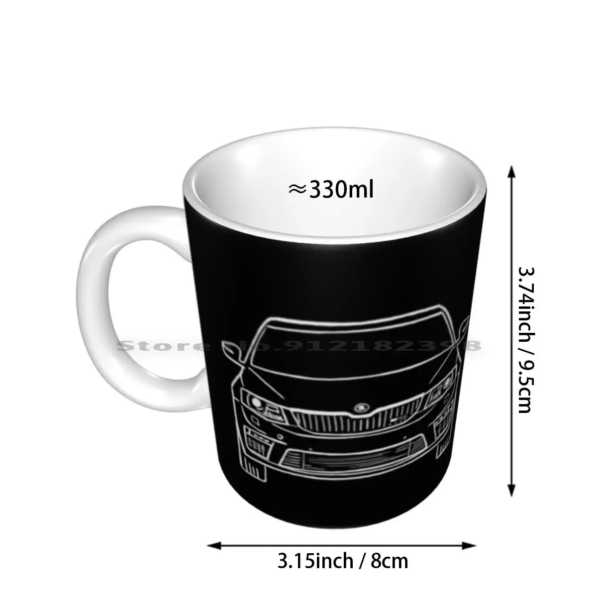 Skoda Octavia Rs Ceramic Mugs Coffee Cups Milk Tea Mug Cars Car Dreamcar Automotive Design | Дом и сад
