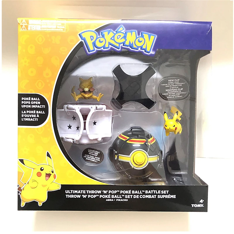 TOMY Pokemon Pokeball ремень покебол Pikachu Карманный Монстр деформационная модель игрушка