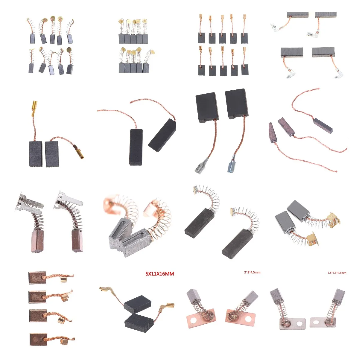 2/4/10 шт. сменные угольные щетки для электродрели | Инструменты