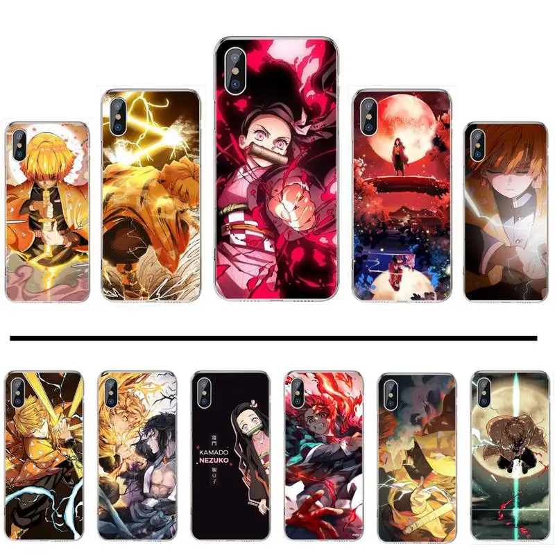 Demon slayer The Blade of Ghost deternation чехол для телефона iphone 4 5 4s 5c se 6 6s 7 8 plus x xs xr 11 pro max|Бамперы| |