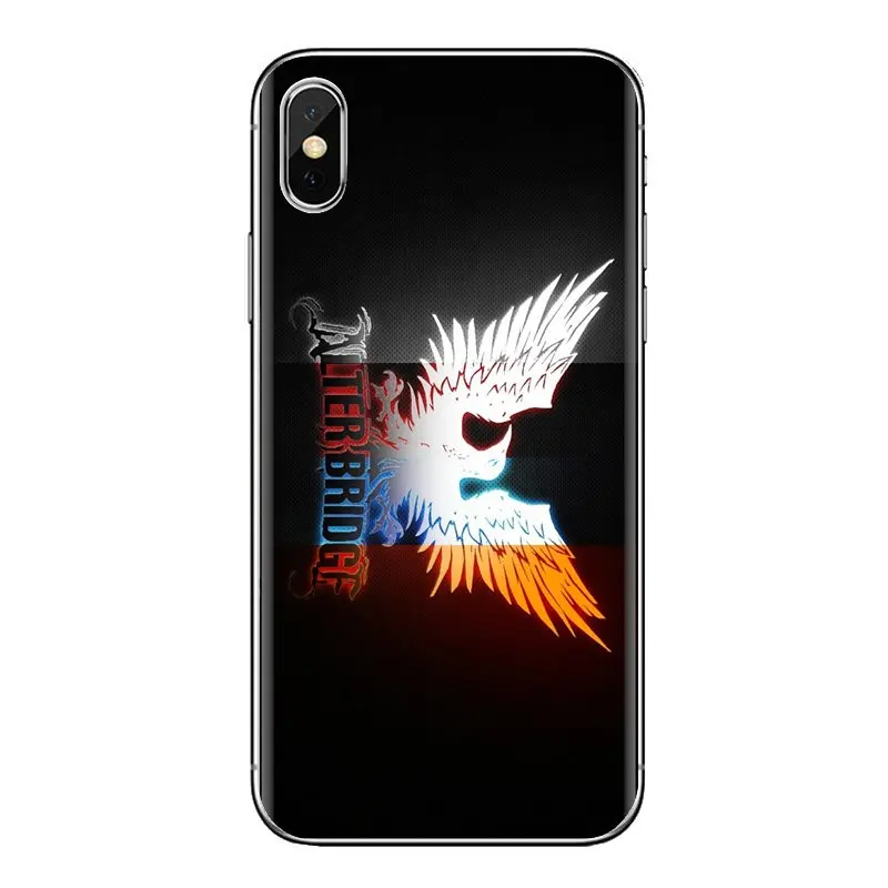 Силиконовые чехлы-накладки футболка с Alter Bridge ворона рок тяжелые логотип для Samsung