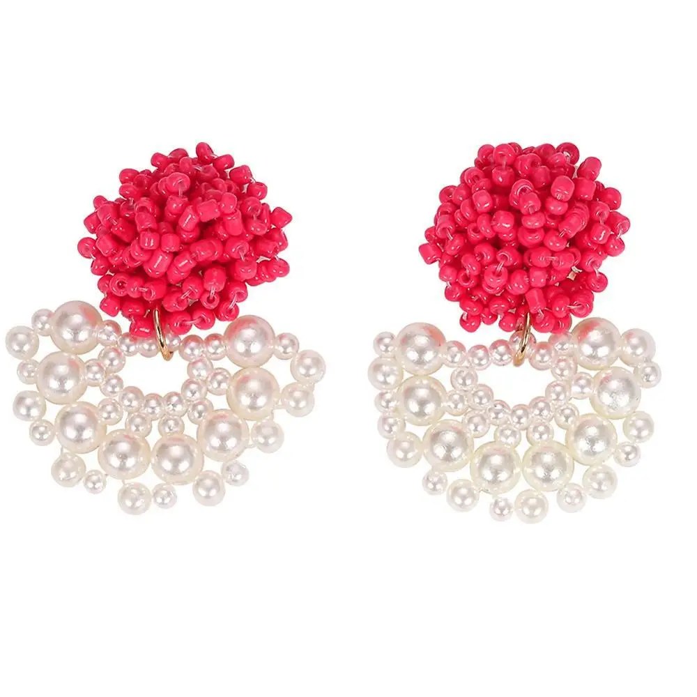 5 Dvacaman, богемные серьги с красными бусинами и кисточками для женщин, большие висячие серьги с бахромой, длинные висячие серьги, свадебные ювелирные изделия, A9 - Окраска металла: 5