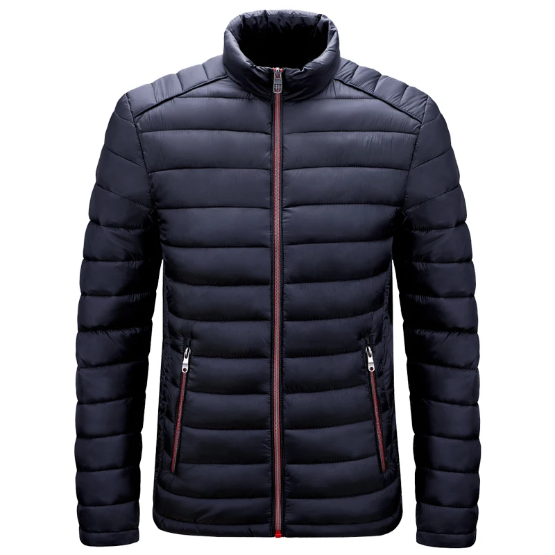 

2021 Winter Jacket Men Parka Jacket Casual Solid Color Jacket Men Parka Coat Jacket Thick Warm Men Jacket