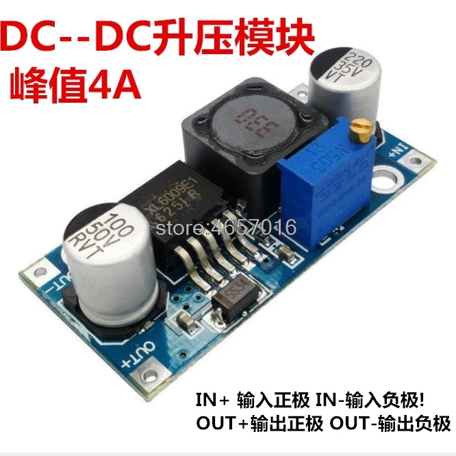 

50pcs/lot XL6009 DC-DC Booster module Power supply module output is adjustable Super LM2577 step-up module