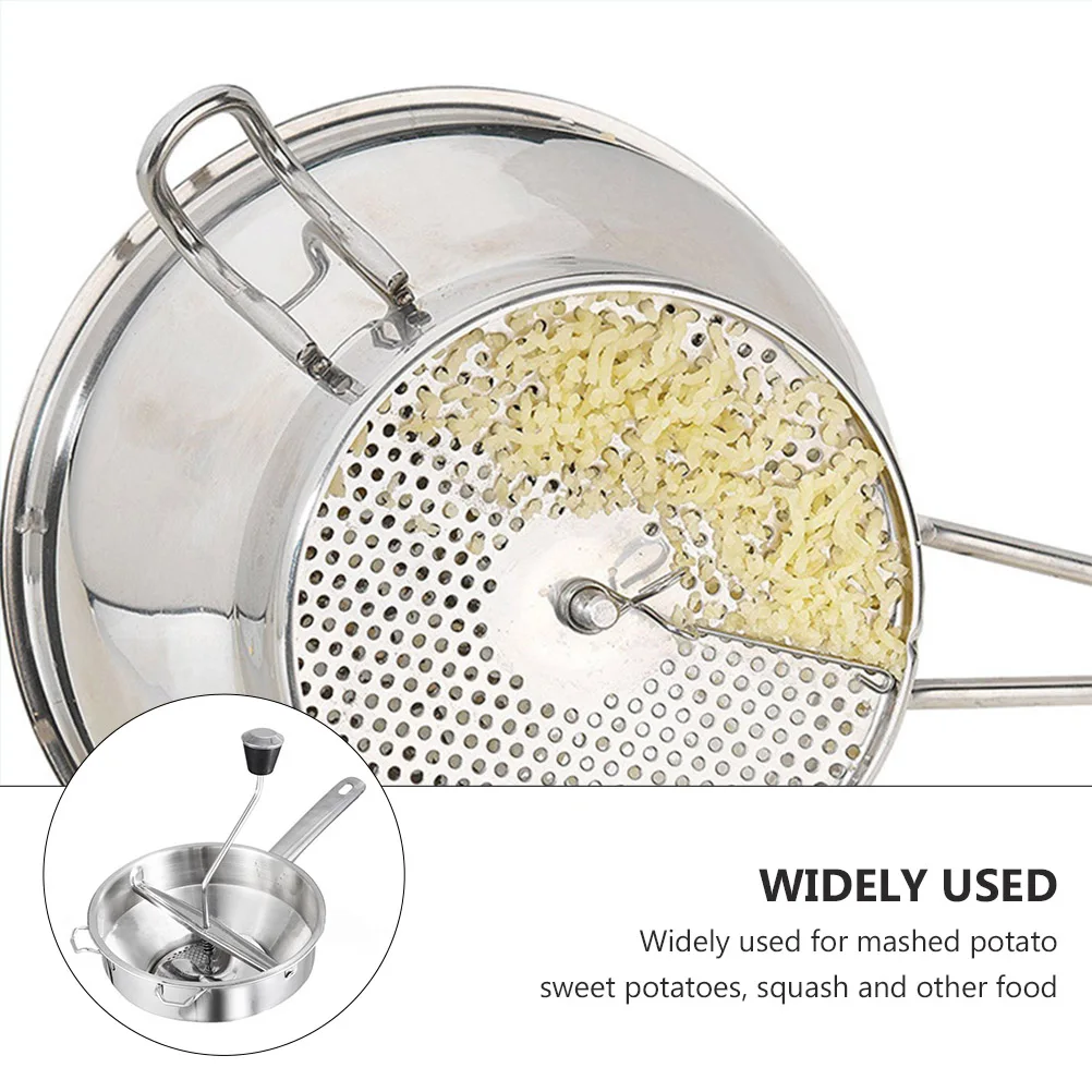 

1pc Stainless Steel Potato Masher Durable Vegetable Fruit Blender Manual Potato Presser Cook Tool For Home Kitchen Accessories