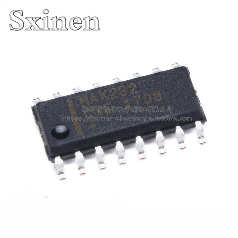 

Оригинальный аутентичный приемопередатчик MAX232CSE + T SOIC-16 Chip RS232, 10 шт.