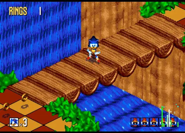 Соник 3D мерцающий остров 16 бит MD игровая карта для sega Mega Drive для Genesis