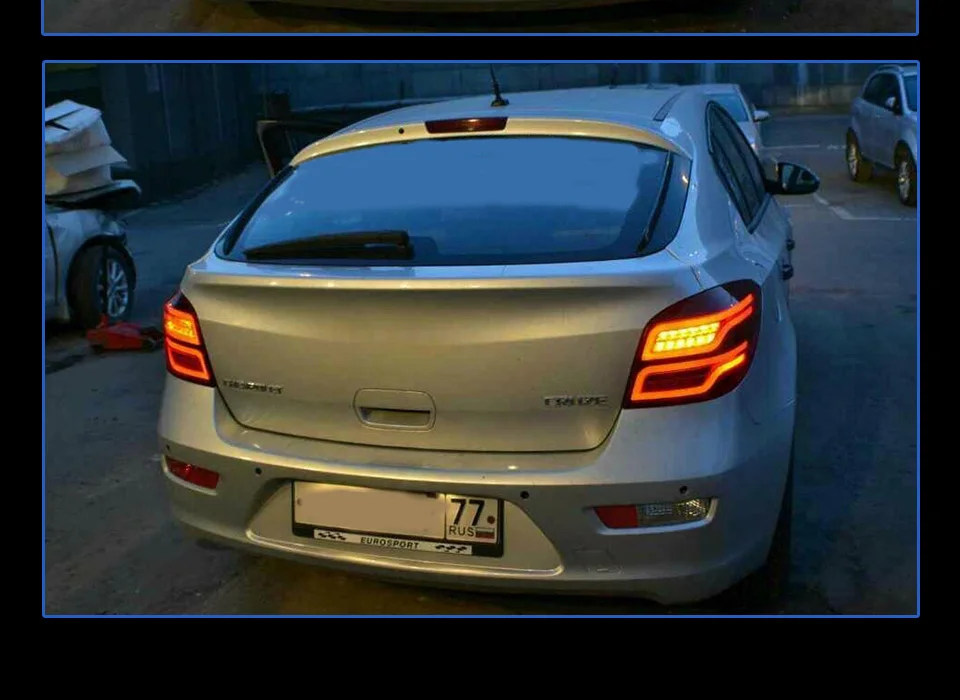 AKD Тюнинг автомобилей задний светильник s для Chevrolet Cruze хэтчбек задний светильник s светодиодный DRL ходовой светильник s Противотуманные фары с ангельскими глазками задний светильник