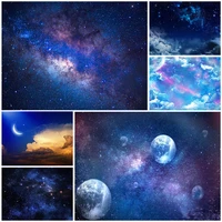 starry sky space photographic backgrounds customized backdrop photo studio for children birthday party baby shower photophone