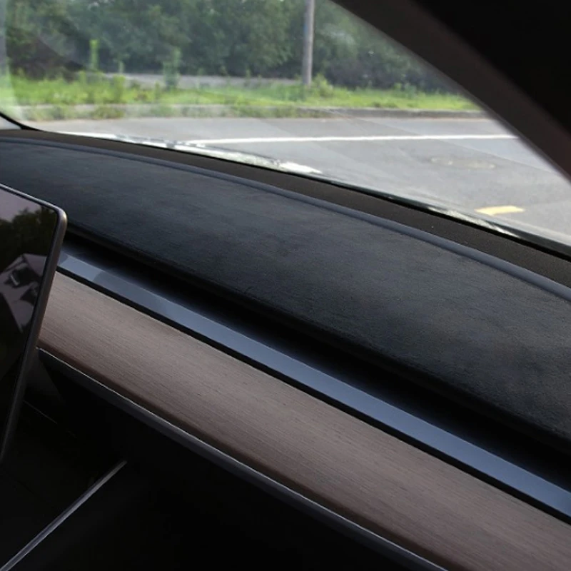 

Modification Car Dashboard Carpet Cover Solar Insulation Panel Protection For Tesla Model 3 2018 - 2021 Model Y Car Accessories