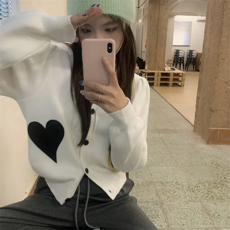 

2021 Autumn Winte Sweater Women Tops Knitted Pullover Korean Style Cardigan Soft Warm Pull Thick Outwear
